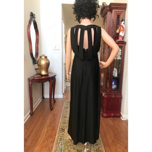 Weber 1970 Vintage Black Semi Formal Dress - Picture 5 of 8